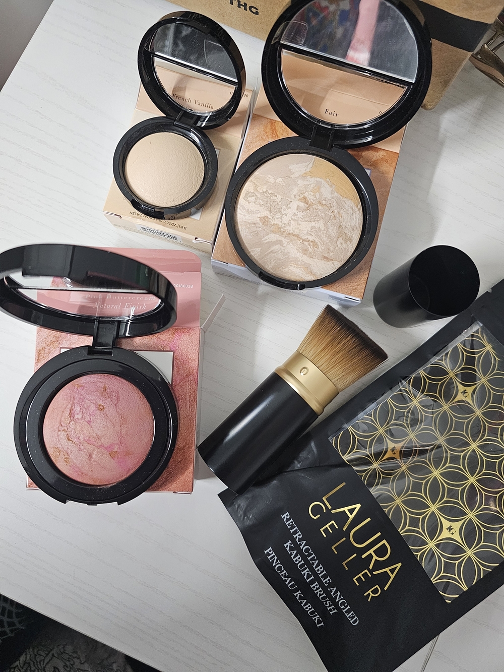 Laura Geller Pink Baked Blush & Powder Makeup Set